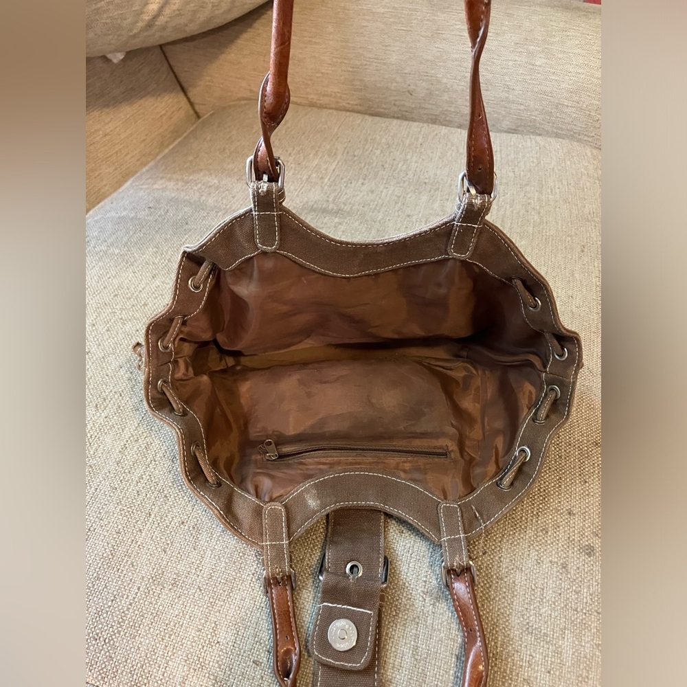 Brown boho buckle bag - Picture 4 of 4